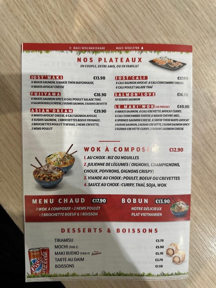 MS Sushi et Wok - Menu Image 3